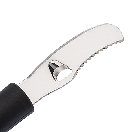 Westmark Galão descascador de laranja, 19 x 2,5 x 2,5 cm, preto/prata/vermelho