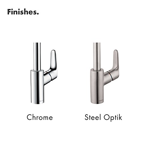Hansgrohe 04505000 Focus HighArc Kitchen Faucet with Pull-Down, 2-Spray, Chrome by Hansgrohe – Ansicht 4