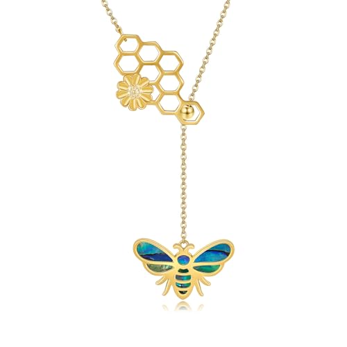 Collier abeille en argent à porter au quotidien pour un style bohème