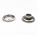 Grommets, #0 *Rolled Rim Spur, 1/4" Stainless Steel, Heavy Duty, 12 Piece Set