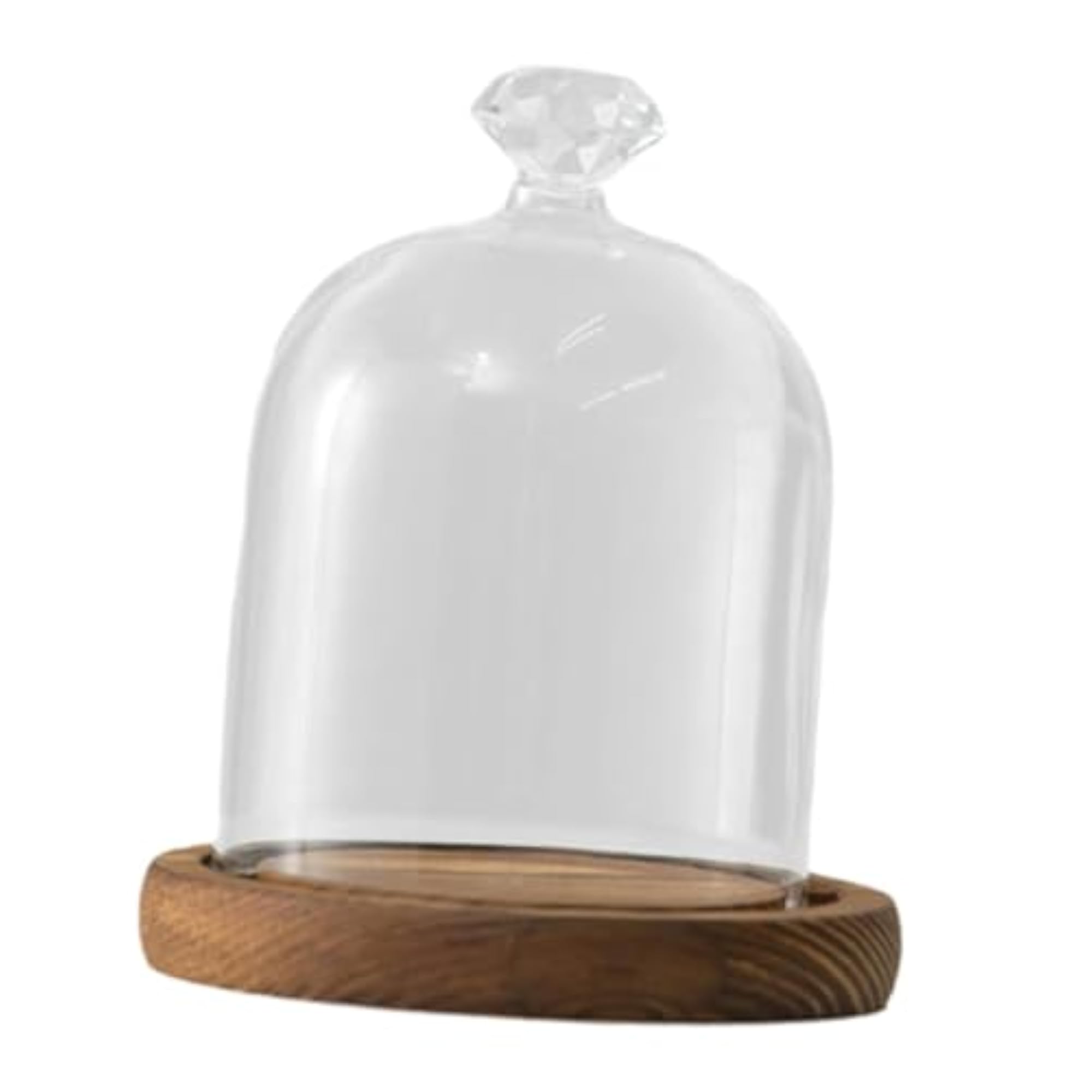 Clear Glass Dome Bell Jar for Centrepieces, 3.5inch
