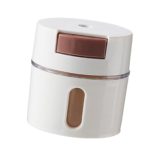 Kavolet Lata de Condimentos Magnética, Caja de Especias Montada en la Pared, Control Cuantitativo, Lata de Condimentos Magnética, Botella de Sal, Caja de Especias para Cocina