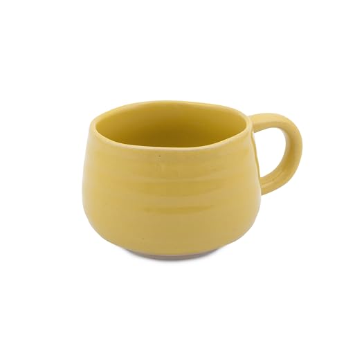 Jamie Oliver Big Love - Taza de café de cerámica moteada, ideal para cualquier ocasión, lavavajillas, microondas, 375 ml, 13 x 10 x 7 cm