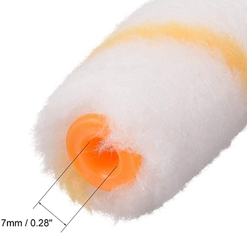 Cubierta de rodillo pintura, cepillo fibra 4 pulgadas for tratamiento pared, 20 piezas