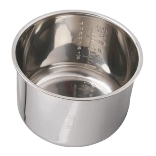 MNCFGM 304 Stainless Steel Replacement Inner Pot, Compatible for Redmond RMC-M224S/RMC-M90 Multicooker,Inner Pot of Rice Cooker