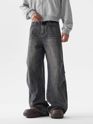 Men's Jeans Summer American Straight Denim Casual Long Pants for Men4