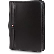 Wenger Concept Zippered Padfolio, Padded Document Organizer, Black