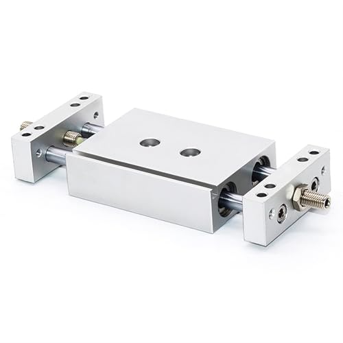 Vérin pneumatique STMB20 double axe et double tige avec course de 50mm