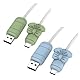Handy Datenleitung Schutz, 2 Paare Kabel Silikon Protector, Ladekabel Saver, Kabel Kabelschutz, Ladekabel Saver