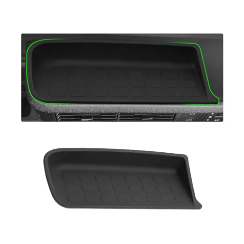 DELUXEFOX 助手席オープントレイマット ノンスリップ ゴムマット ホンダ対応 新型スペーシア カスタム スペーシアカスタム NBOX JF5 JF6アクセサリー 助手席 滑り止めマット 車内装飾トレイマット 内装パーツ