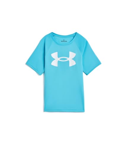 Image of Under Armour Boys' Tech Hybrid Printed Fill Short-Sleeve T-Shirt