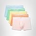 Lacoste Men's Cotton Stretch Essentials Trunks, 5-pack (Amazon Exclusives), Overview/Liamone/Yellow/Coralline/Flamingo, Large