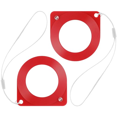 VILLCASE 2pcs Car Key ECU Test Coil, Car Induction Card, Automotive Key Lock Chip Antenna Tester, Automatic Ignition Coil Tester for Checking The Lock Ring