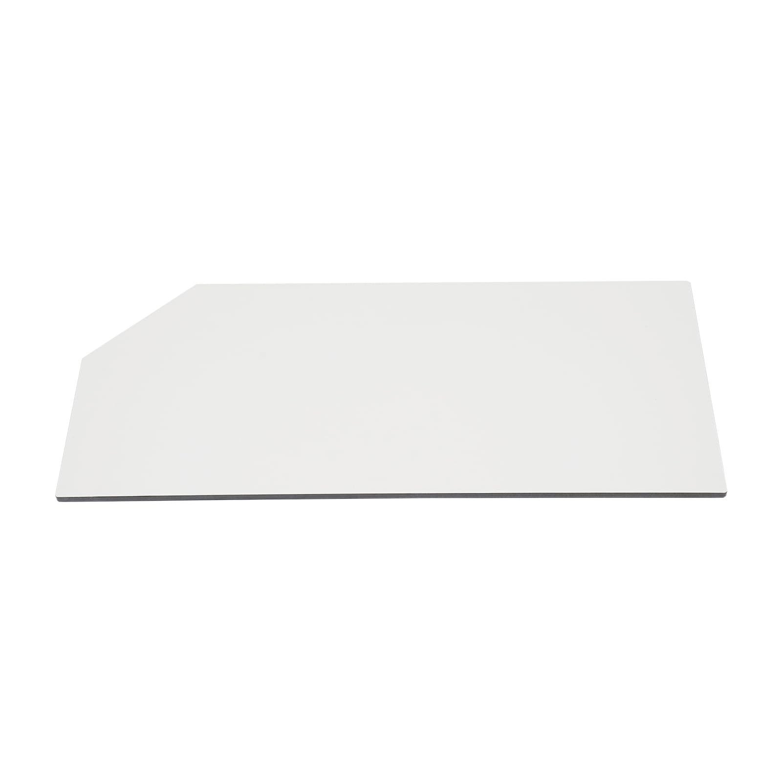 WOQLIBE Urinal Trennwand Toilettenabtrennung, 40 × 90cm Wandmontage Männer Urinal Trennwand, Urinal Trennwand Trennwand für Toiletten in Kinos, Hotels, Einkaufszentren, Bars (Abgeschrägter Winkel)