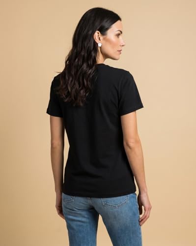 Image of Nobero Women's Graphic Printed T-Shirt | Regular Fit 180 GSM Cotton Tee for Women | Comfortable Round Neck Casual Wear