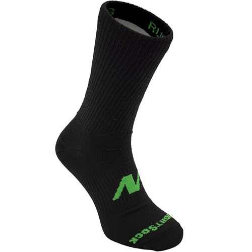 Wrightsock Running II Crew Running Socks for Men and Women – Cushioned, Eco-Friendly and Anti Blister Socks with Our Patented Double Layer Design - American Made, No Blisters Guaranteed
