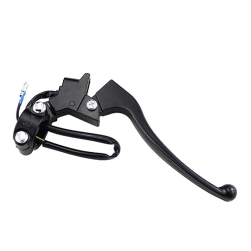 Levier de frein droit Solana en aluminium noir pour scooter GY6 125cc haute réactivité