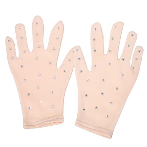 VANZACK Sequin Stage Gloves for Women Formal Dance Party Performance Gloves Decorative for Girls