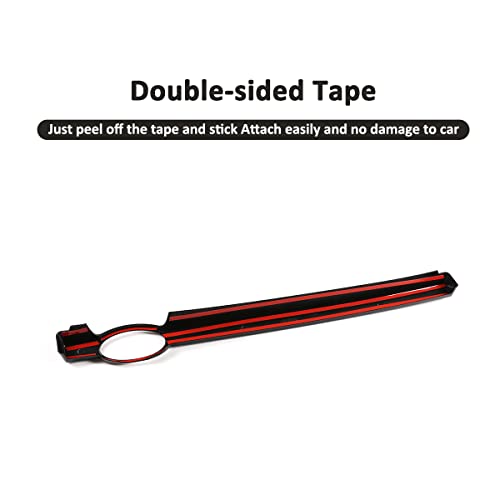 Image of Front Grille Trim Strips For Land Rover Defender 90 110 2020-2022 Grille Trim Strips Cover Frame Car Decorations Stickers (Gloss Black)