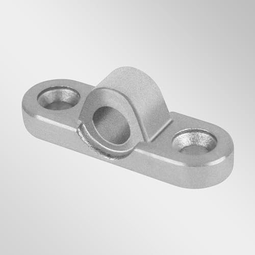 YHNDECO 4 Stück Vorzeltöse für Wohnmobil & Wohnwagen, Wagerecht Metall Vorzeltöse Wandösen aus Metall mit Rostschutz, senkrechte und waagerechte Ausführung (Wagerecht)