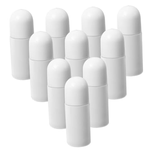 Gogogmee 10pcs Refillable Roller Ball Bottles for Perfume Sample Storage Empty Essential Oil Roller Bottles with Smooth Application Safe for All Skin Types and Easy to Clean
