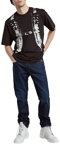 G-STAR Raw - Mens Mosa Straight Jeans, Color Worn in Hourglass, Size: 30W x 32L3