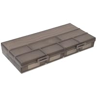 DECORNIJIA Scatola Portaattrezzi per Parrucchiere in Plastica Resistente Organizer per Clip e Pettini Custodia per Accessori Acconciature per Centri Estetici e Uso Domestico Colore Casuale