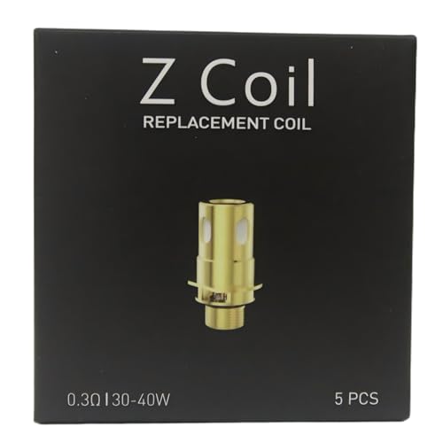 For Innokin Z Coil (0.3/0.48/0.5/0.6/0.8/1.2/1.6ohm) Heads for E Cigarette Kroma Z Vape Kit/Z II Tank/Z Pro Tank/Zlide Tank No Nicotine (Z Coil...