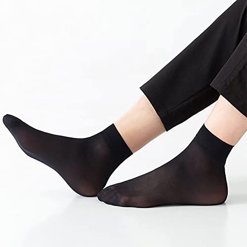 20 Pairs Sheer Nylon Socks Womens Ankle Socks Thin Sandal Socks Ankle High Tights Short Dress Stockings for Women Girls4