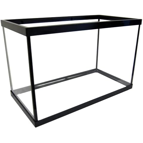 5 Gallon Aquarium with Glass Canopy - 16x08x10 - (1) Aquarium & (1) Glass Canopy ONLY Cover