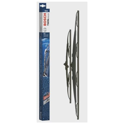 Bosch balais d'essuie-glace Twin Spoiler 706S pour rouler sous la pluie en sécurité
