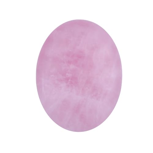 1.8” Opalite Rose Quartz Crystals, Thumb Worry Stones for Anxiety, Adult Sensory Items for Woman or Man, Anxiety Relief Items Fidget for Sensory Stones