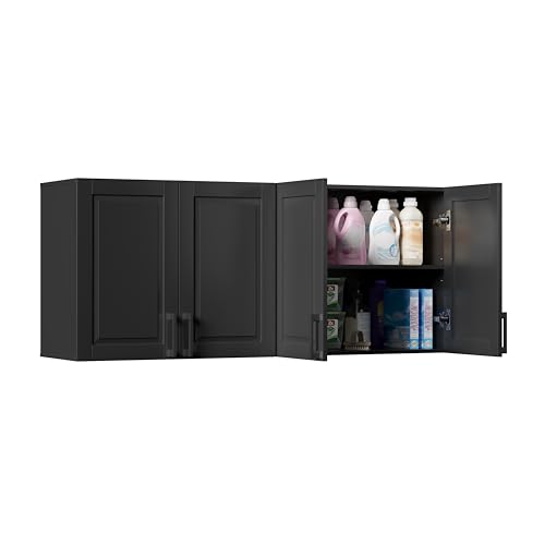 ChooChoo Laundry Room Cabinets 4 Doors Wall Mounted Storage Cabinet
