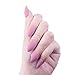 Laza 96 Pcs Colorful Fake Nails Stiletto Almond Full Cover Pink Purple Long Matte Artificial Acrylic Nails for Daily Use - Cherry blossoms