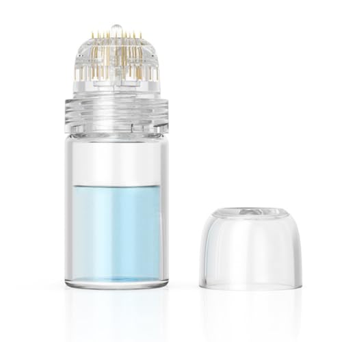 minkissy Hydra-Roller Mikronadel-Roller Serum-Applikator 20 Mikronadeln -Applikatorflasche Anti-Aging-Hautpflege Wiederverwendbar 0 6 Mm