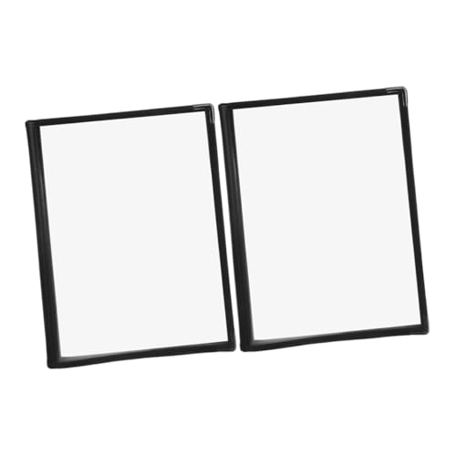 Cabilock 2pcs Menu Folder Menu Books Commercial Bar Cafe Restaurant Book LED Restaurant Menu Covers Menu Holders for Restaurant Black Menu Book Restaurant Menu Binders Page