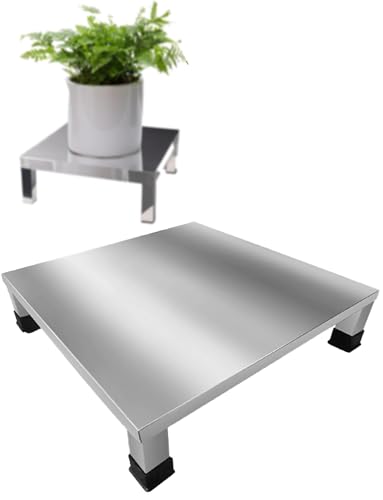 Étagère de rangement en acier inoxydable 60x60x20 cm robuste