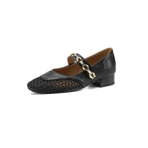 Escarpins Mary Jane en maille parfaits pour le bureau et les sorties citadines