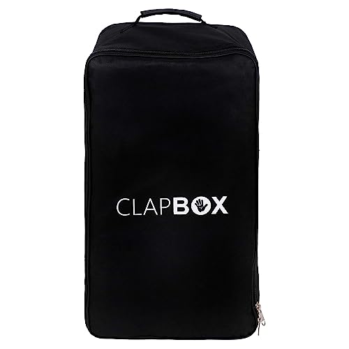 Image of Clapbox Cajon CB02 Flow With BAG -Black, Oak Wood (H:50 W:30 L:30) - 3 Internal Snares