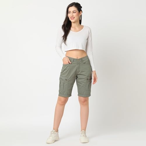 Image of Globus Women Shorts (GS565569 Green 28)