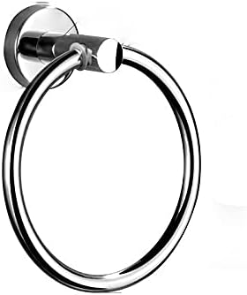Towel Holder,Towel Ring,Bath Hand Towel Ring for Stainless Steel Round for Bathroom,Smooth Arc Does Not Hurt Your Hands