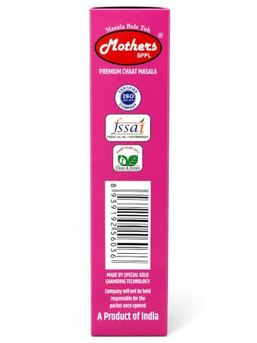 Image of MOTHERS SPPL Chat Masala - 100g Pack of 3 Unique Blend of Spices for Earthy Aroma & Rich Taste Spice for Regional & Traditional Recipes