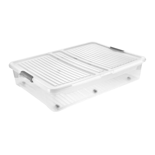 keeeper Unterbettbox mit Deckel, 77 x 58 x 16 cm, 53 L, Aufbewahrungsbox,...