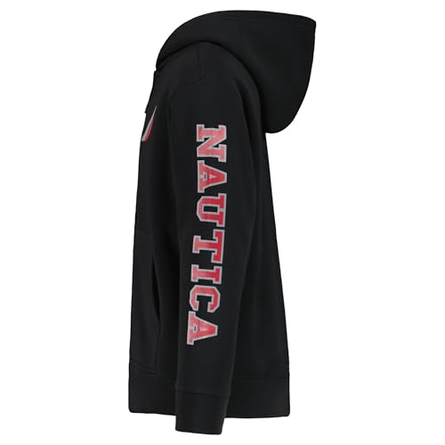 Nautica Boys' Long Sleeve Fleece Full Zip Hoodie, Comfortable, Relaxed Fit2
