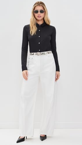 Image of Theory Women's Riduro Long Sleeve Button Down