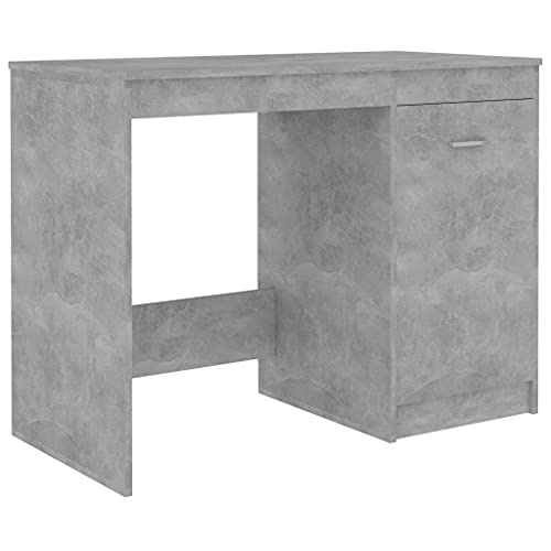 Generico Escritorio gris cemento 100 x 50 x 76 cm de madera multicapa kangqiling801800