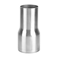 Bride Silencieux Universelle Acier Inox 63mm 2 Pièces - Raccord Tuyau Échappement Voiture