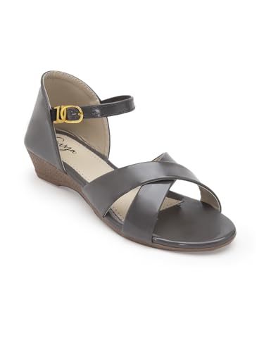 SVYA Latest Collection,Fashionable Sandals for Women (Grey, 9) (B0CXF5QVRM) Amazon Price History, Amazon Price Tracker