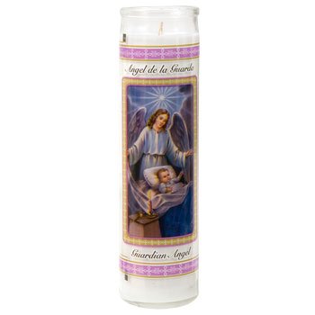 Veladora MisticasSet of 2 Guardian Angel Prayer Candles 2 Del Angel De La Guarda