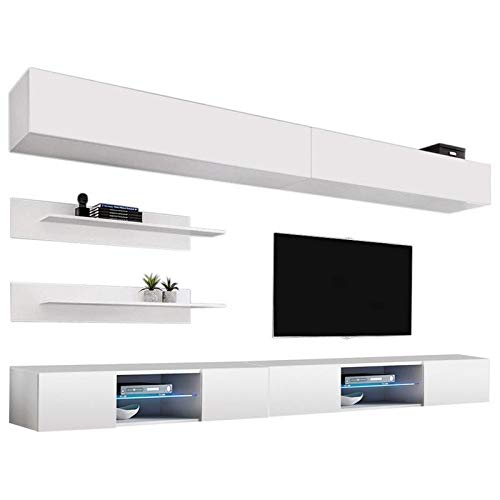 Meble Furniture & Rugs Fly I1 33TV Wall Mounted Floating Modern Entertainment Center